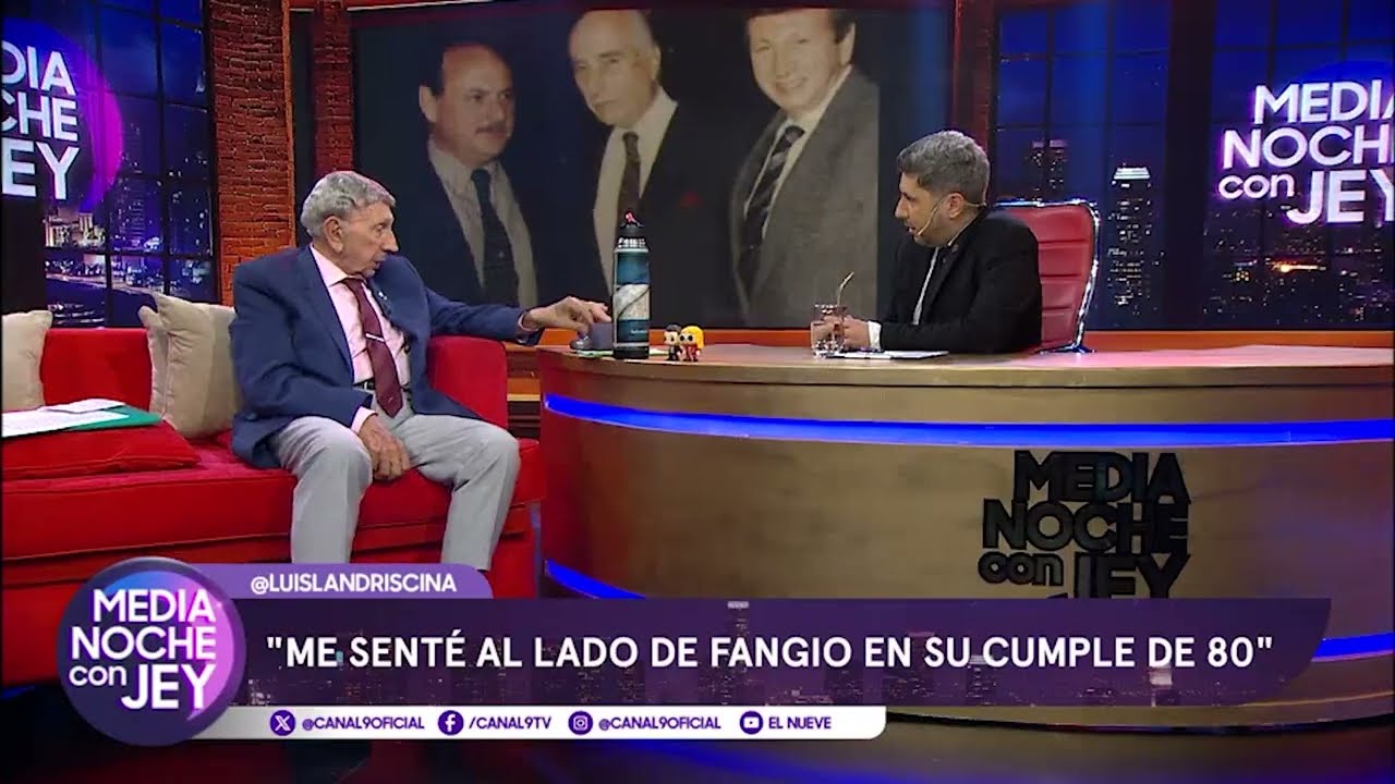 LUIS LANDRISCINA CON JEY en Medianoche con Jey