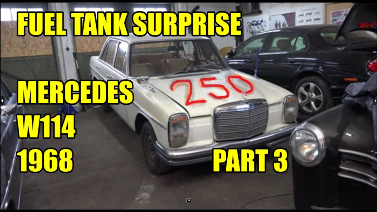 #27 Mercedes-Benz 250 /8 1968 Early W114, series 0.5 project part 3 Strichacht Oldtimer restauration