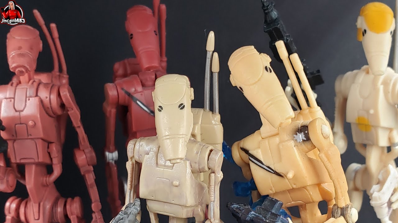 Let's Compare Some B1 Battle Droids From Hasbro Star Wars