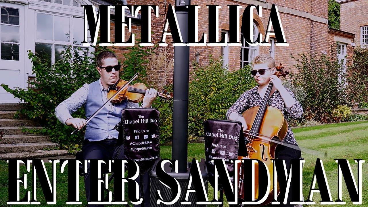 Enter Sandman - Metallica Live Violin & Cello Cover