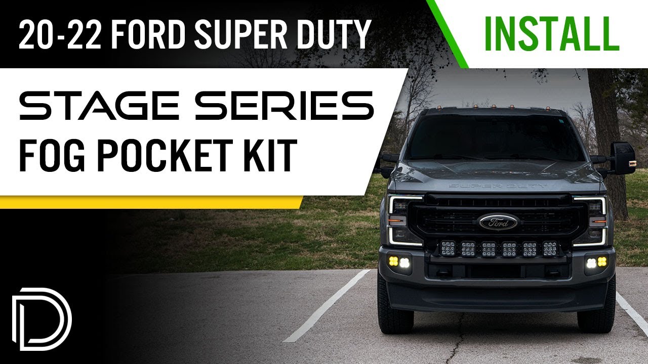 BRIGHT Off-Road LEDs plus Fogs! 2020-2022 Super Duty Lighting from Diode Dynamics