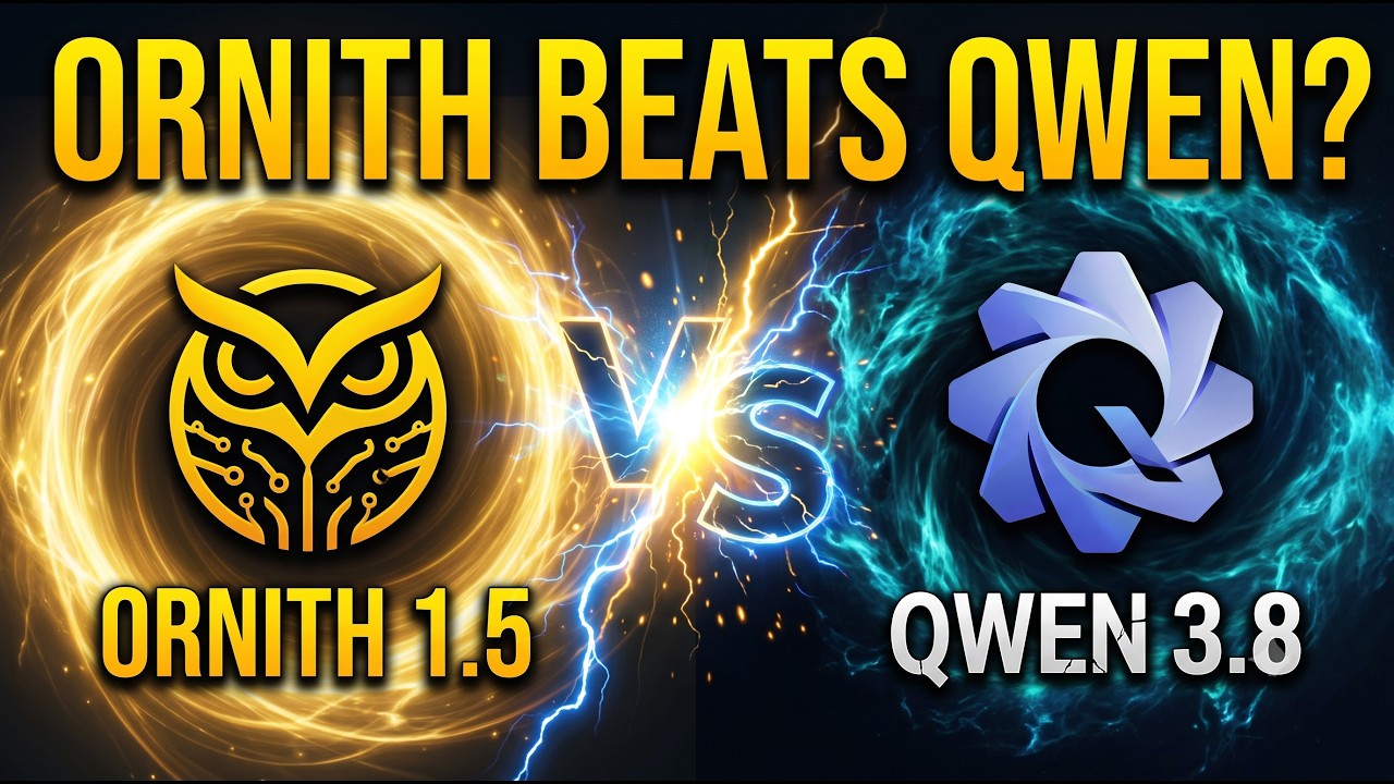 Вышел Ornith 1.5: этот 9B ИИ-кодер ОБХОДИТ Qwen 3.8?