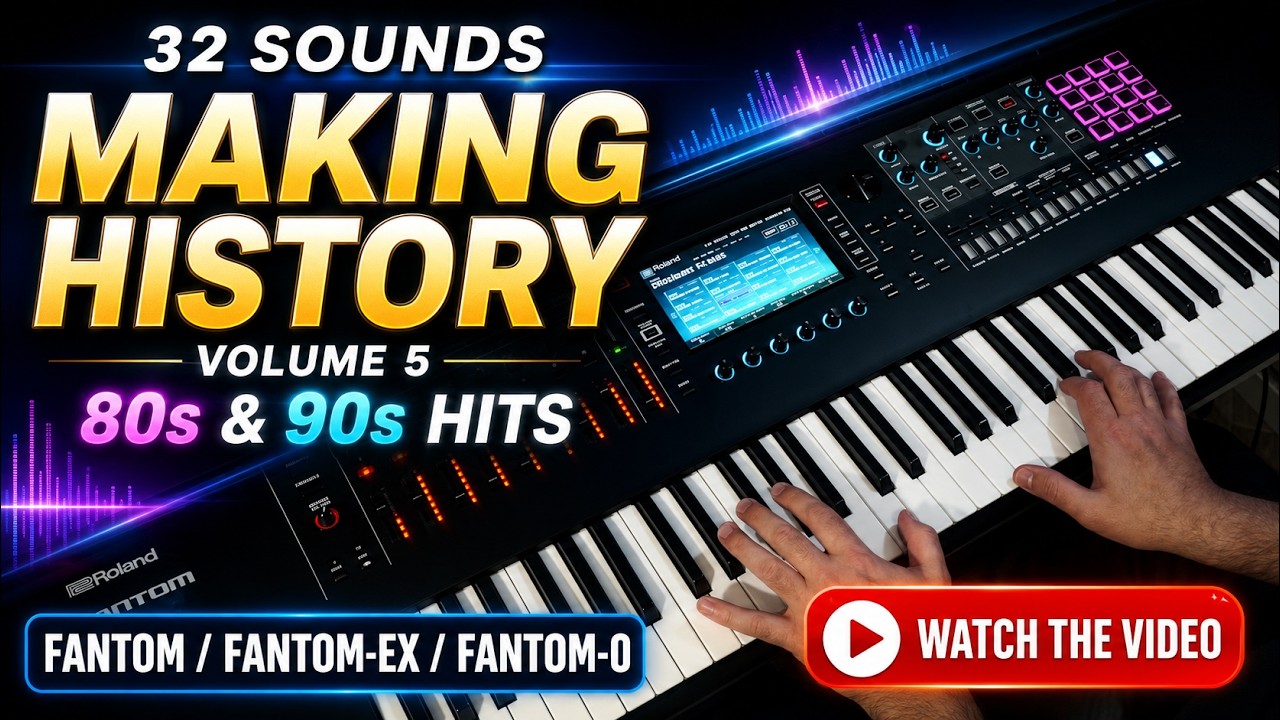 32 SOUNDS - MAKING HISTORY VOL.5 | ROLAND FANTOM / EX / 0 | SOUND BANK