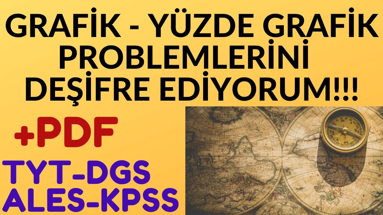 GRAFİK YÜZDE GRAFİK PROBLEMLERİNİ DEŞİFRE EDİYORUM İDDİA EDİYORUM EN İYİSİ!!! TYT DGS ALES KPSS MSÜ