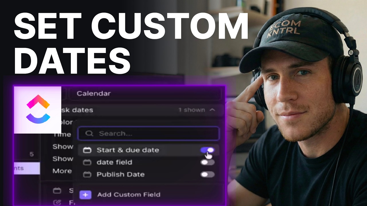 How To Use Custom Dates In ClickUp Calendar View (2026) | Calendar Settings