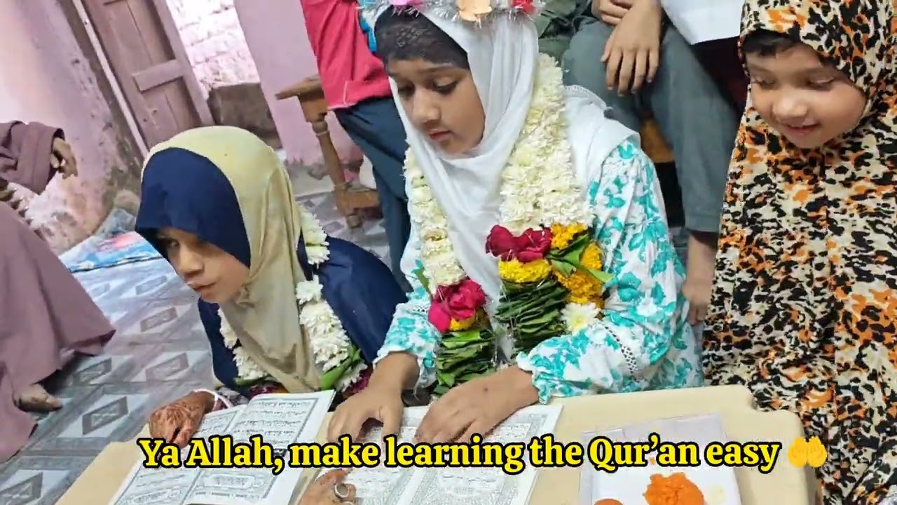 Razi hoga rab rahman kar tilawte qur'an Samara learning the Qur’an A journey  with Noor and barakah😊