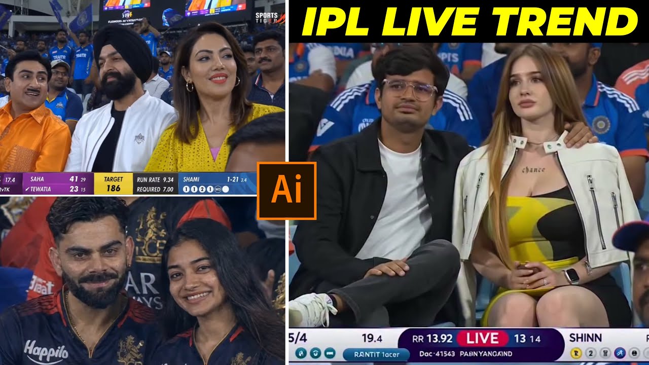  instagram Viral IPL Broadcast Ai Video Editing 100% FREE | Viral IPL Ai Video | Reels IPL Trending 