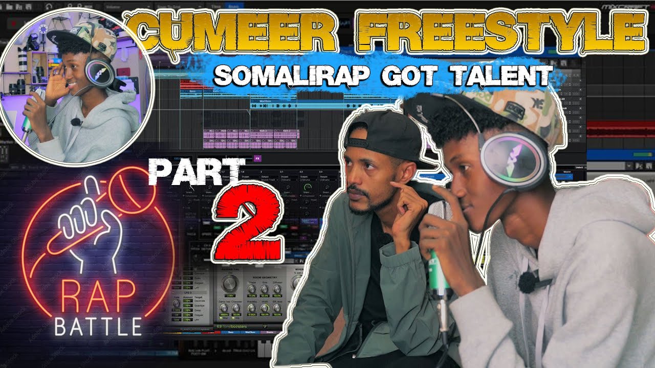 Cumeer Manoqon Karaa Rapper (FreeStyle) Part 2 Ft ArimaHeena | SomaliRap Got Talent | 115/22