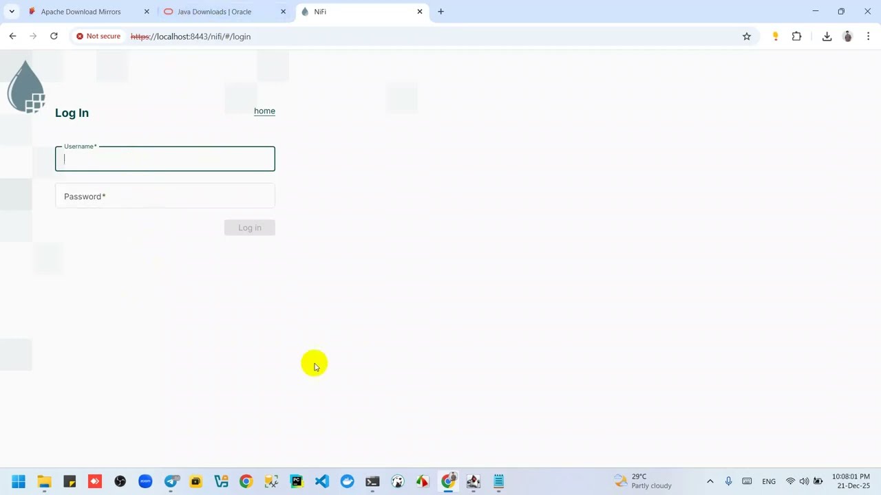 How to Set Up Apache NiFi Latest on Windows 11