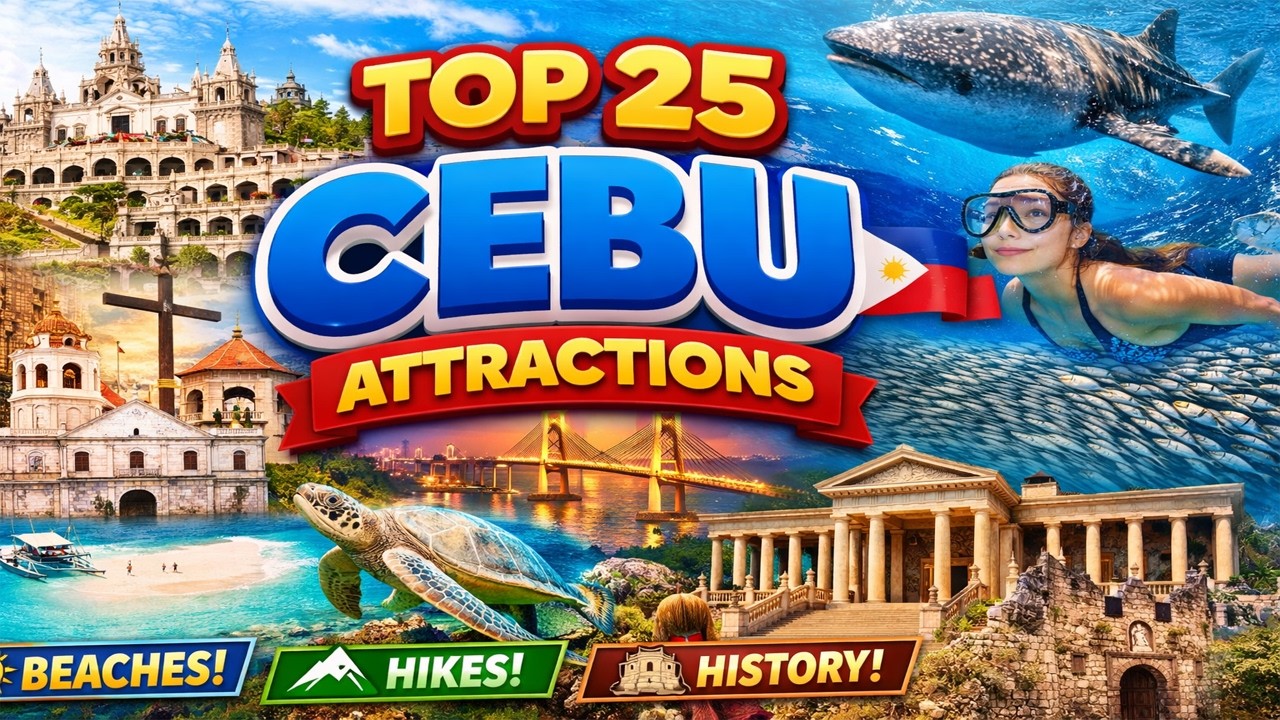 25 лучших туристических мест на Себу, которые вы обязательно должны посетить хотя бы раз в жизни 🇵🇭