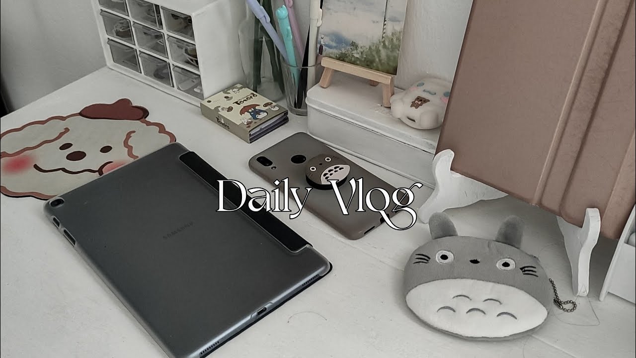 Homebody vlog: updates for samsung notes, new aesthetic banner, home cooking, relaxing I Lunadrella