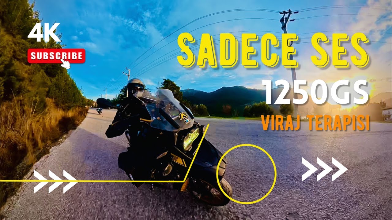 Bu Virajlar Hiç Bitmiyor! | Alanya Dim Çayı Sürüşü | BMW R1250 GS Akrapovic RAW Sound | 4K | ASMR
