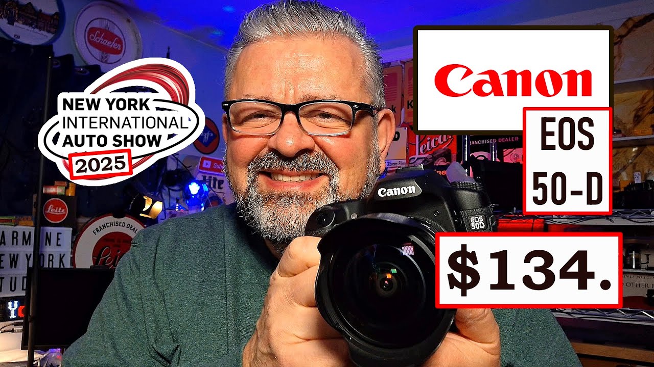 $134. Canon EOS 50D | Camera Review | Meike 8mm Fisheye Lens | NYC Auto Show 2025 | Photo Class 471