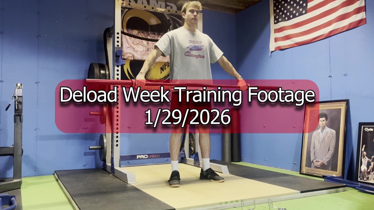 Weightlifting | Deload Week Training Footage