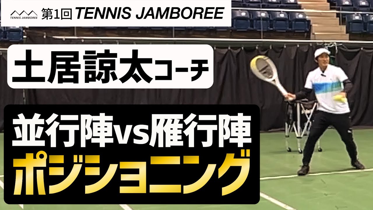 【ダブルスの基本】テニス 並行陣vs雁行陣のポジショニングとボレー技術