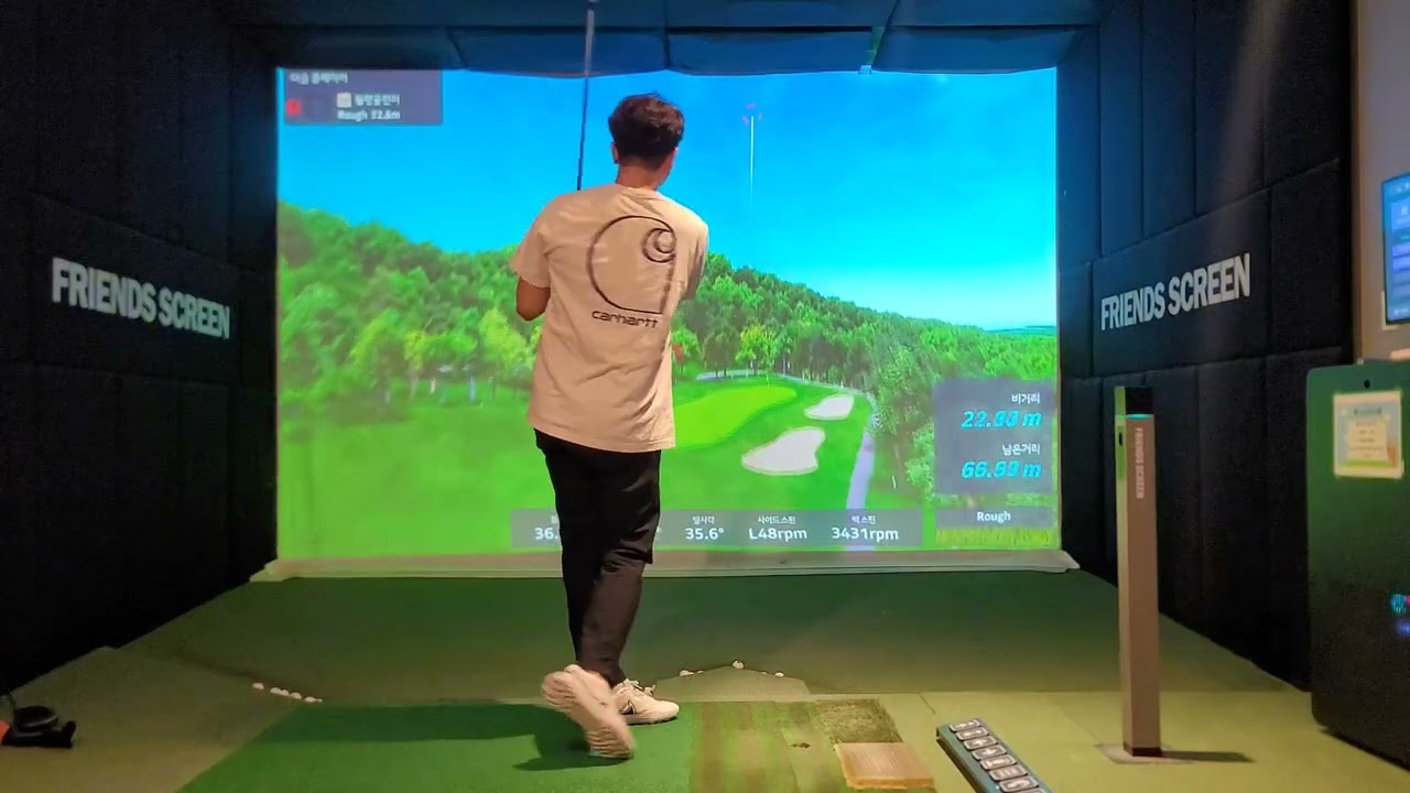 [프렌즈스크린 EP.223] 신라 - 2 ( 18 hole score : +6 ) 백티, 블랙티, 멀리건 없음, 바람 랜덤
