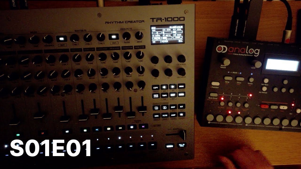 Minimal Techno / TR-1000 & Analog 4 / S01E01