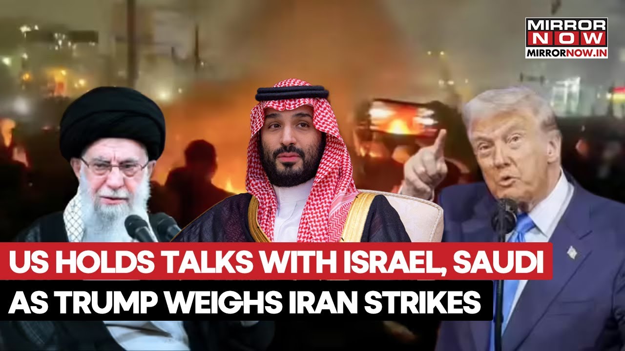 US Holds Secret Talks With Israel, Saudi Arabia As Trump Weighs Options To Strike Iran | Watch