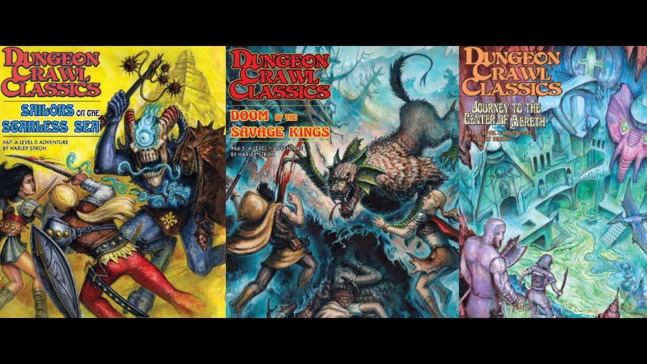 Sailors of the Starless Sea, Doom of the Savage Kings, and Journey to the Center of the Aereth