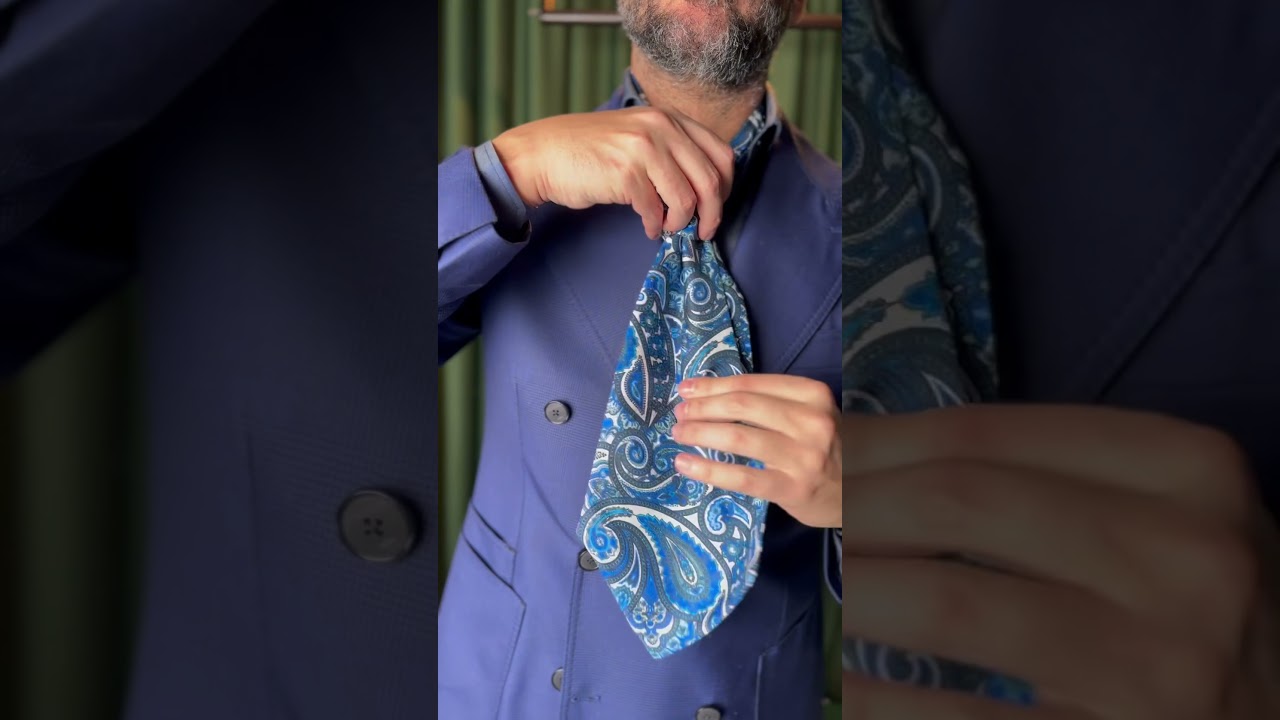How to tie an ascot #menstyle