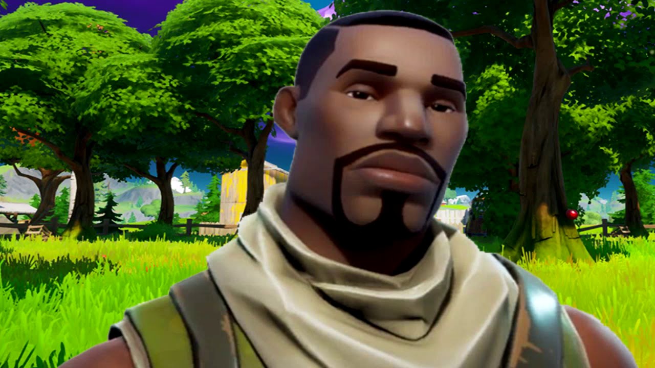 Fortnite handsome default skin i'm on a whole another level meme