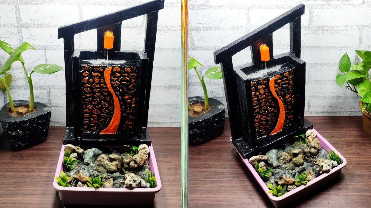 Awesome Beautiful Indoor Tabletop Cement Water Fountain | Best Indoor Tabletop Water Fountains