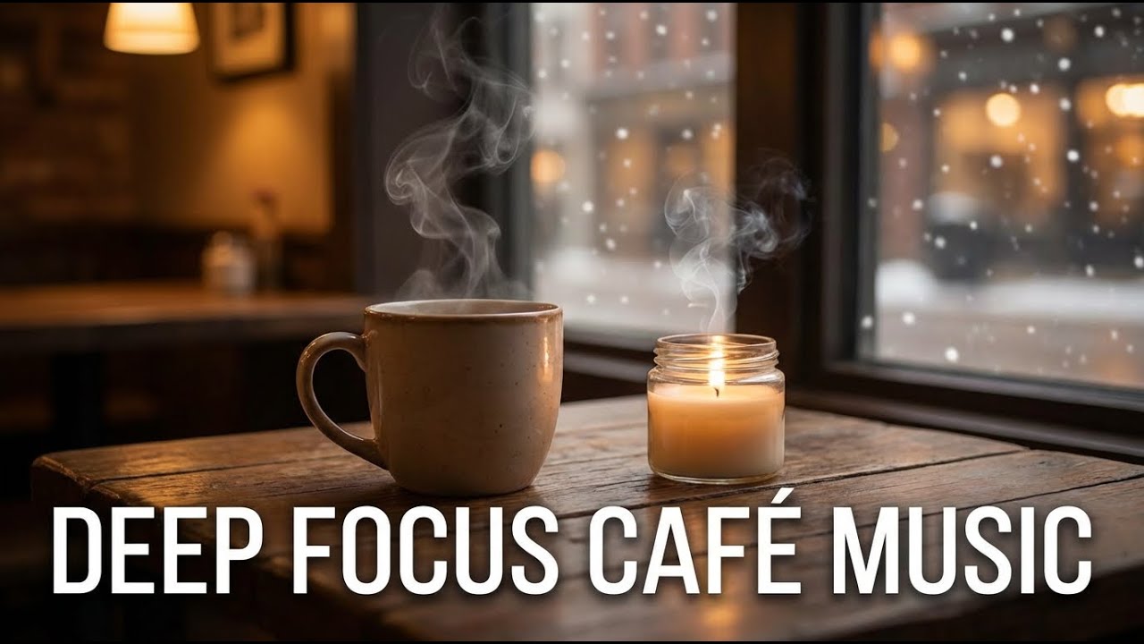Cozy Café Music for Focus | Calm Background Music for Studying & Working