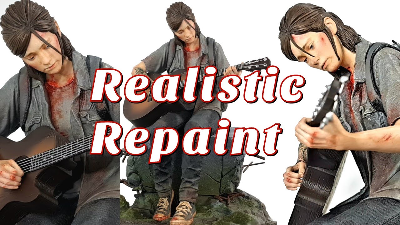 Custom Repaint Ellie The Last of Us II Collector's Edition by Oishi studio @kkgamezgametoys