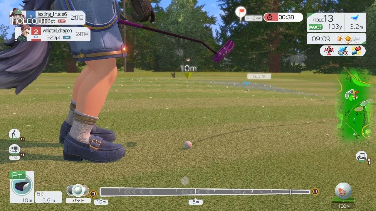 みんなのGOLF WORLD　パットの調子がよい日