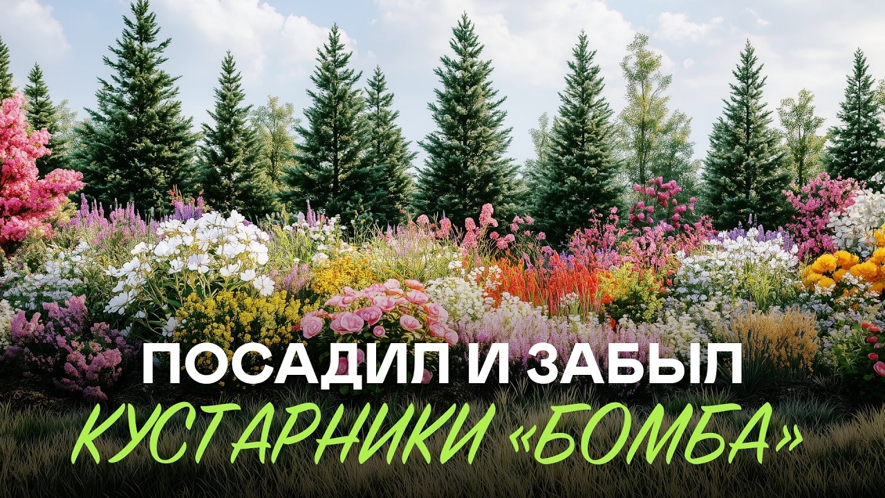 💥10 кустарников которым ВООБЩЕ НЕ нужен уход