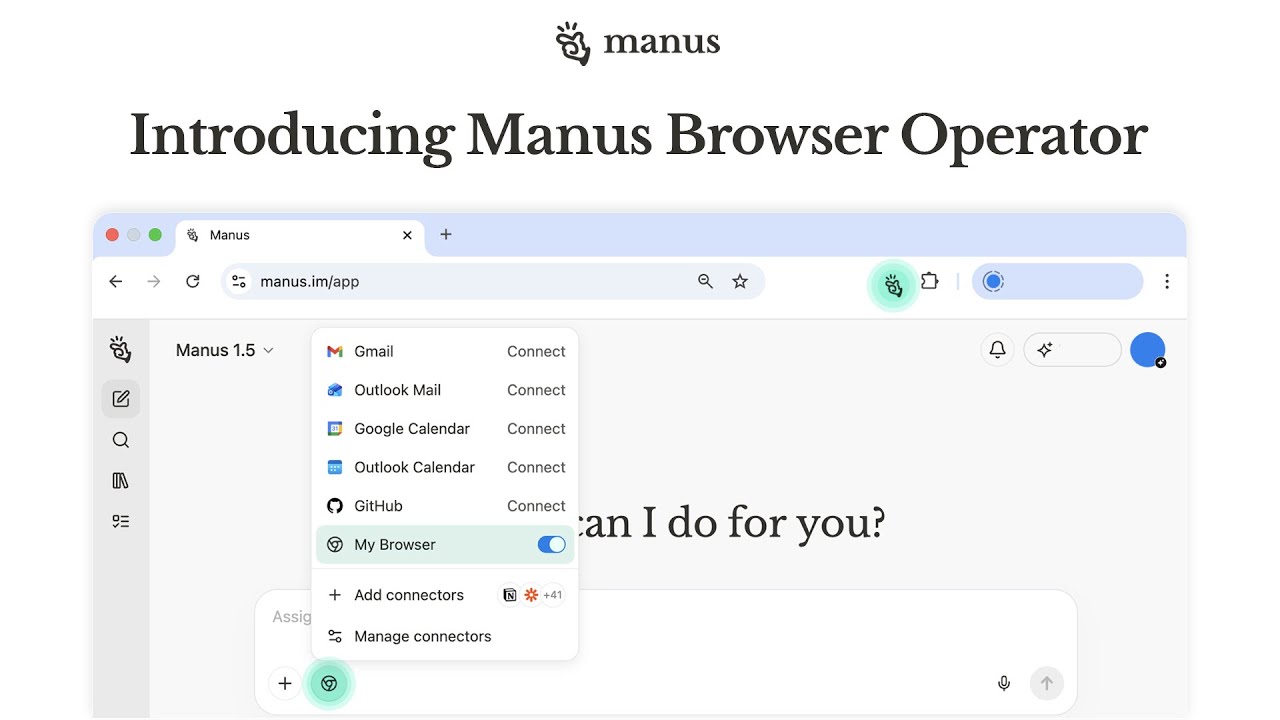 Представляем оператор браузера Manus: агент искусственного интеллекта, который просматривает инфо...