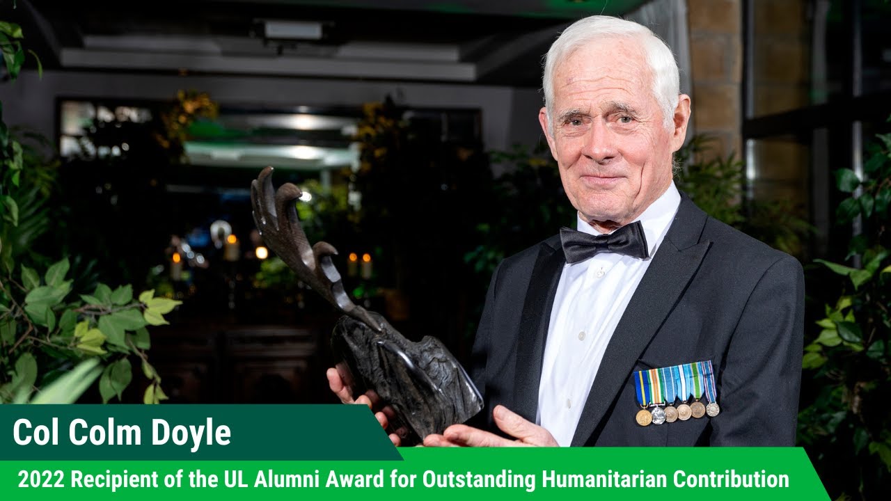 Col. Colm Doyle - 2022 UL Alumni Awards - Outstanding Humanitarian Contribution