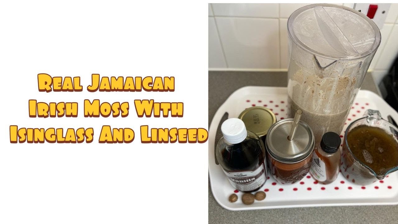Real Jamaican Irish Moss With Isinglass And  Linseed
