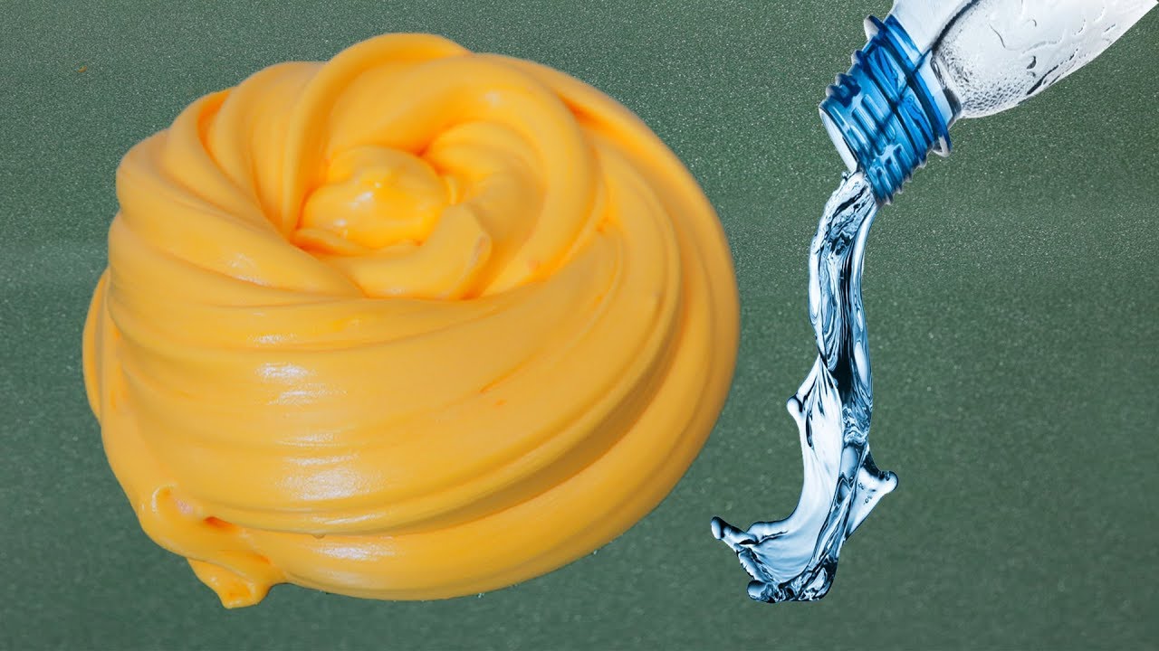 Water Slime #3 💦 No Glue, No Borax 💦 Testing Water Fluffy  Slime Recipes
