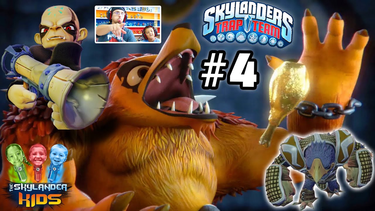 Давайте поиграем в Skylanders Trap Team: Глава 4 - Phoenix Psanctuary с Cuckoo Clocker, Chill Bil...