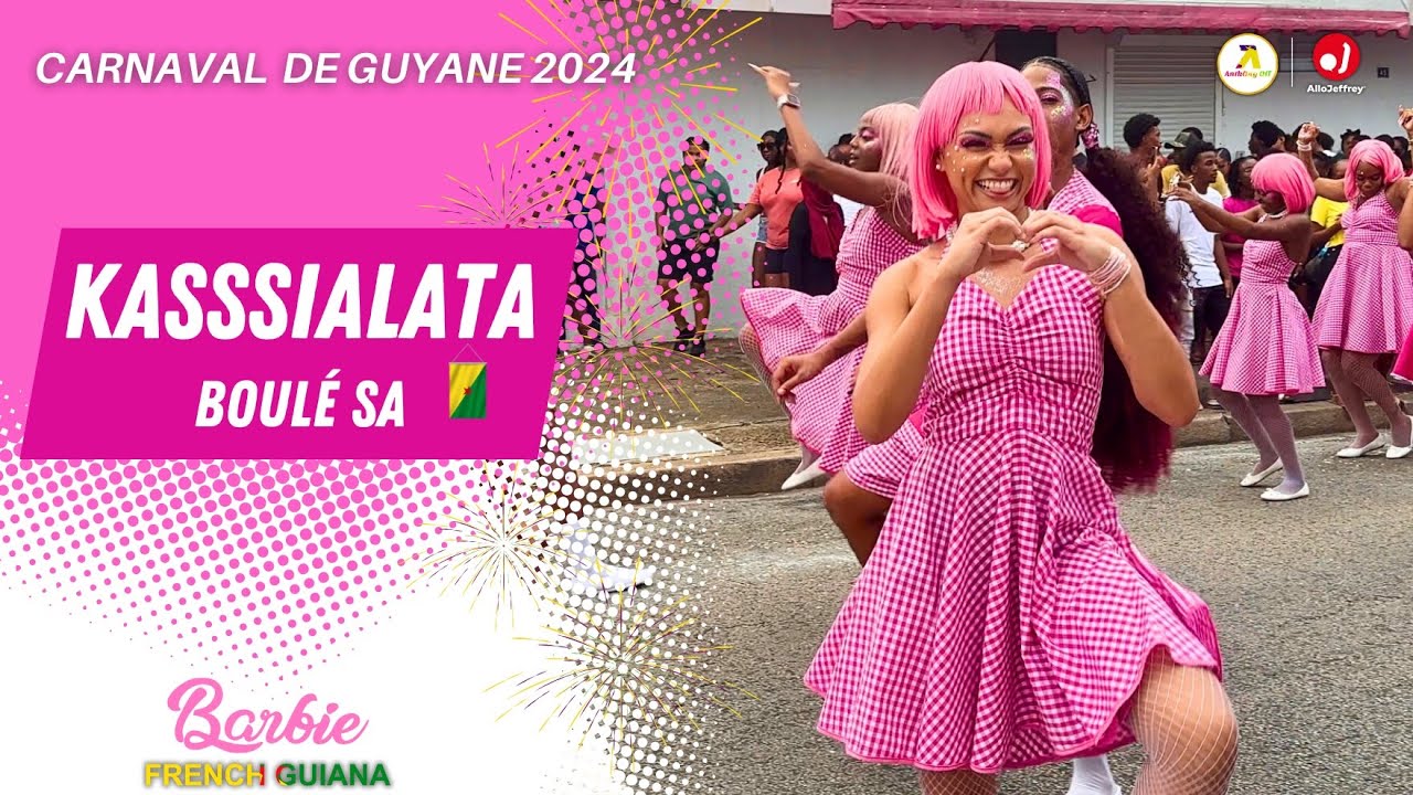 CARNAVAL DE GUYANE 2024 - KASSIALATA BOULÉ SA - DÉFILÉ À CAYENNE