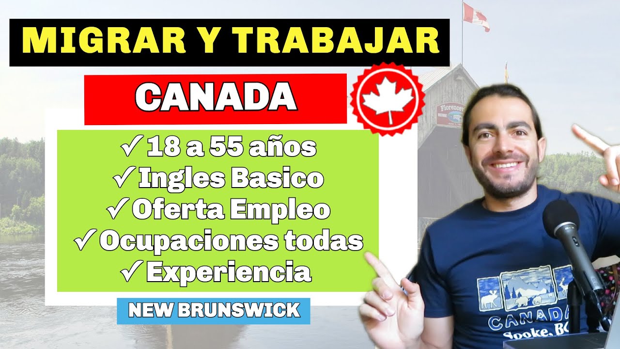 Excelente opción para migrar y trabajar en CANADA 🇨🇦