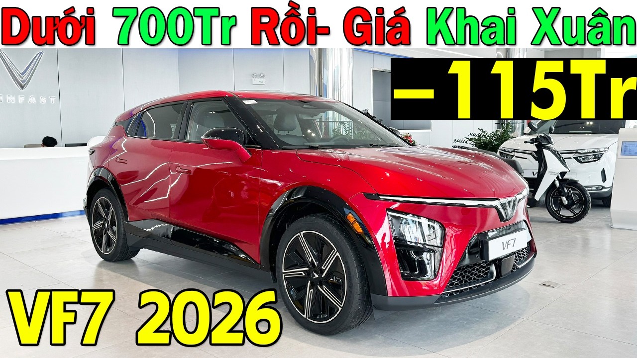 ✅Giá Khai Xuân Vinfast VF7 Giảm 115Tr, Rẻ Hơn Cx5 Miễn Sạc Hết 2028| Lăn Bánh Vinfast Vf7 | Topcarvn