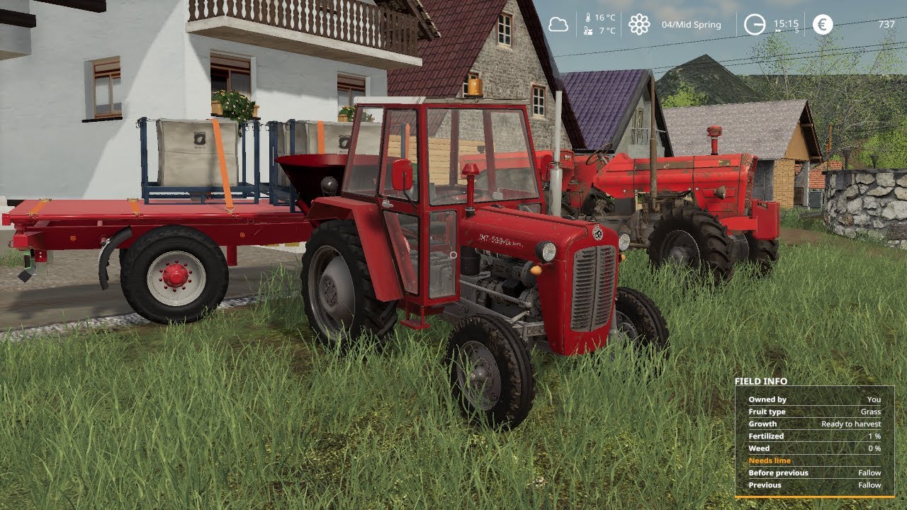 FS 19 UTH MAPA EP#16  IMT 533 RAZBACIVANJE VESTACKOG DJUBRETA PO NJIVAMA