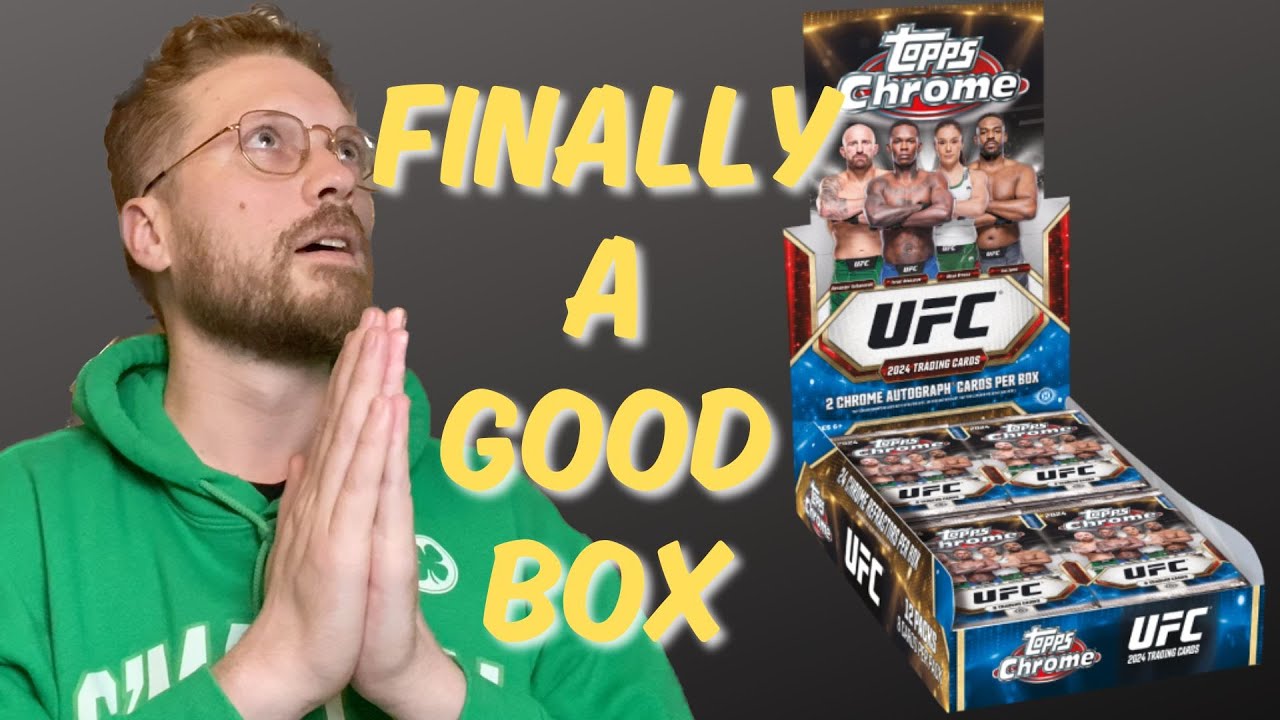 FINALLY! | 2024 Topps UFC Chrome Hobby Box Rip With GF | Pre-ordered from Topps (Recap at end)