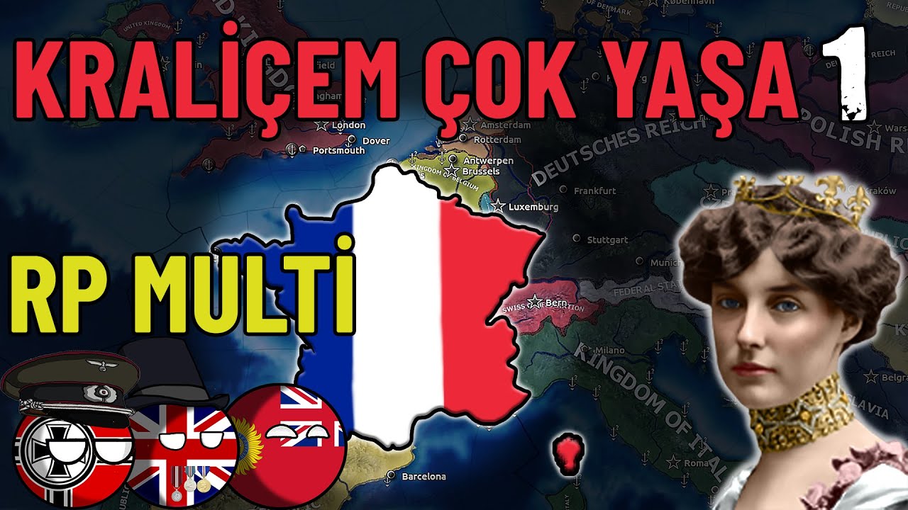 KRALİÇEYİ İSTİYORUZ HEARTS OF IRON 4   MULTIPLAYER FRANSA #1
