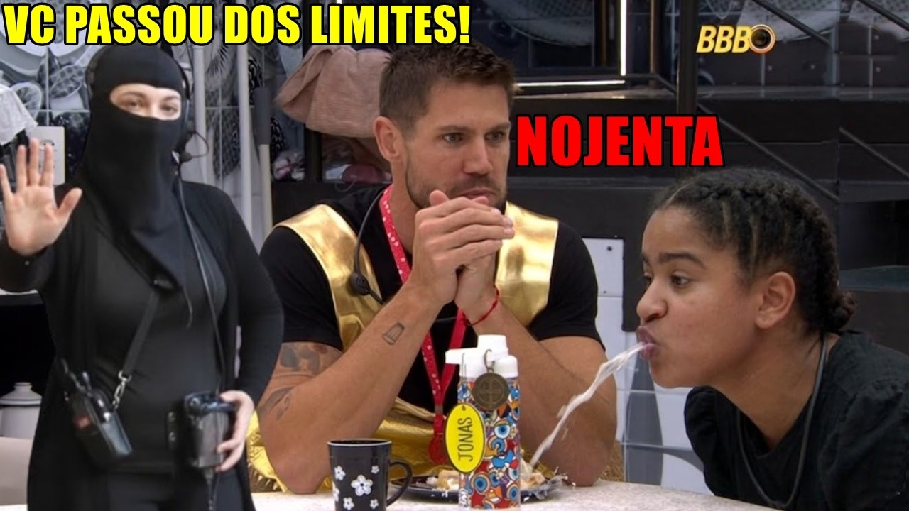 MILENA COSPE NA COMIDA DE JONAS DA RISADA DA CARA DELE DEBOCHA...
