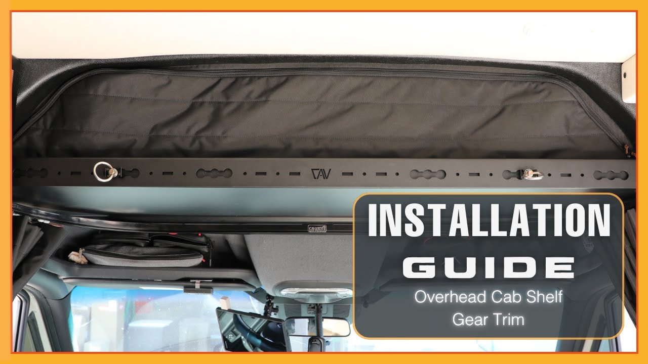 INSTALLATION GUIDE: Overhead Shelf Gear Trim