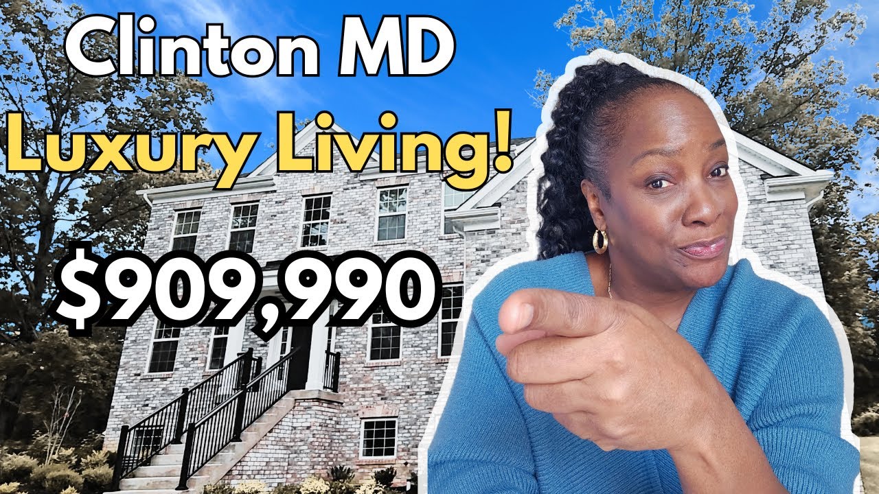 Luxury Living in Clinton Maryland |Cheltenham Park | New Construction Home Tour | MRP