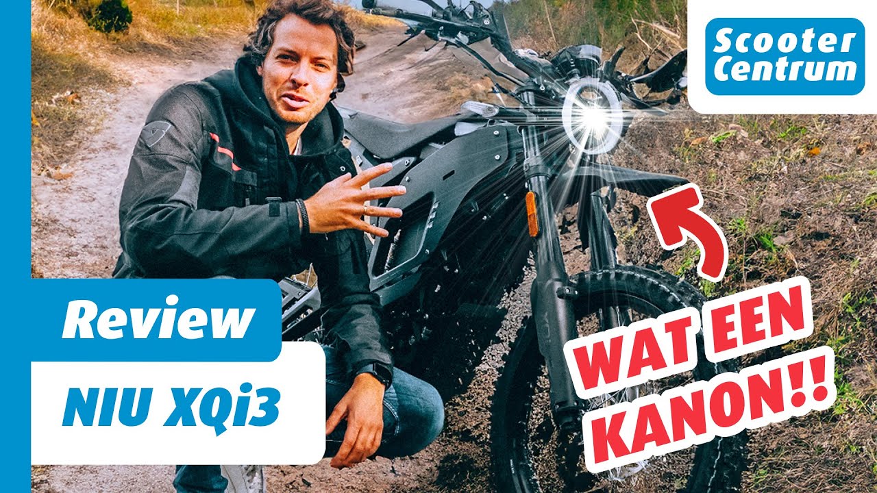 REVIEW - NIU XQi3 ELEKTRISCHE CROSSBROMMER 45KM/U - ALLE DETAILS!