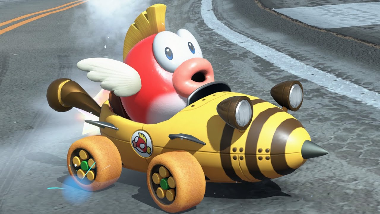 Mario Kart World Knockout Tour - 150cc Acorn Rally (Cheep Cheep Gameplay)