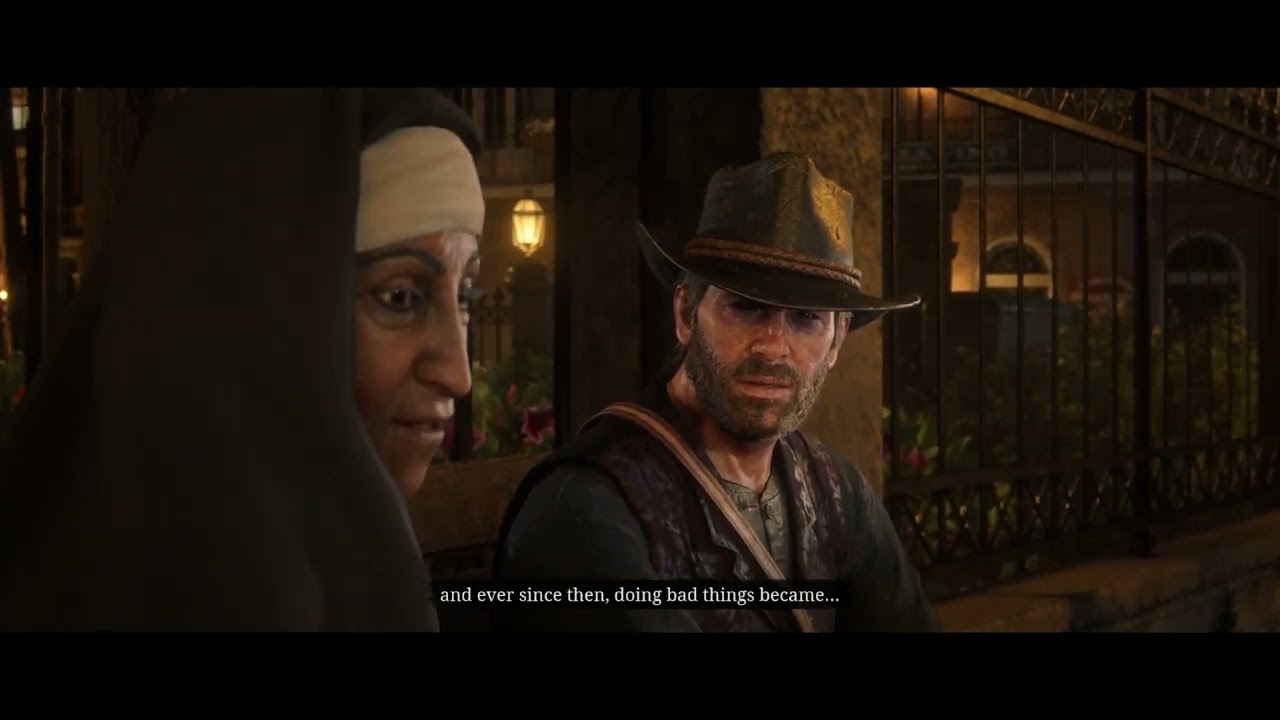 RDR2 - Oh I'm not a religious man, Sister. I'm an outlaw