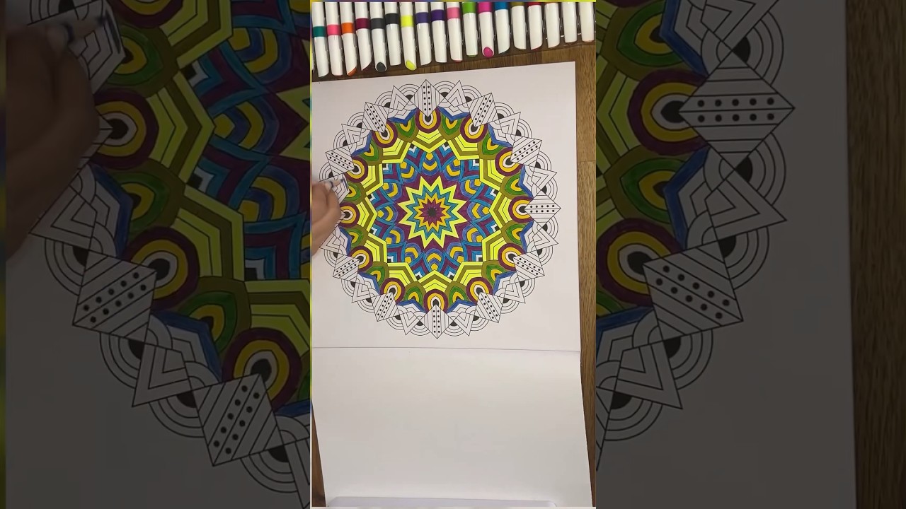 &ldquo;60 Seconds of Mandala Magic ✨ #Shorts&rdquo; #youtubeshorts