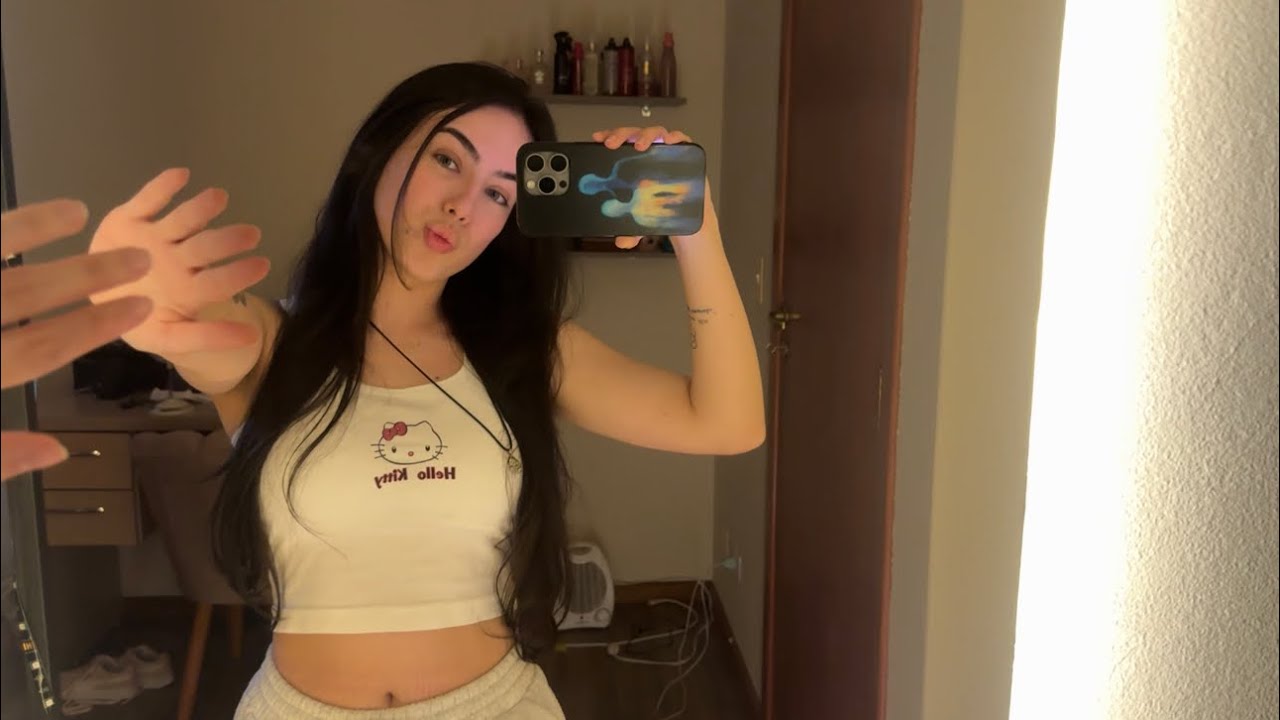 ASMR- TAPPING NA LENTE/ESPELHO, SONS DE BOCA e MOVIMENTOS COM AS MAOS