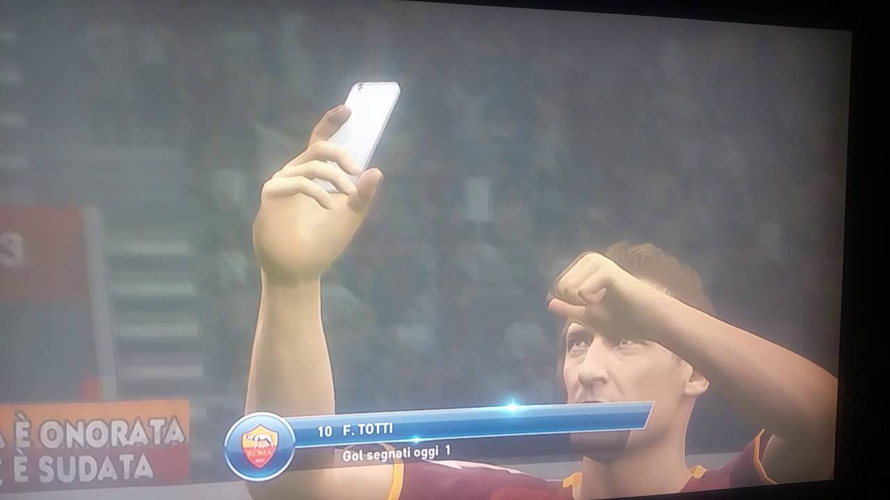 Esultanza Francesco Totti PES 2016